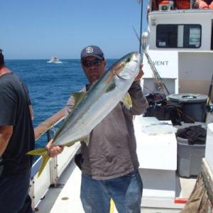 A man holding a fish