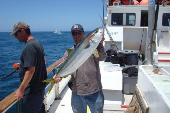 A man holding a fish
