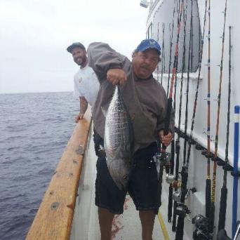 A man holding a fish