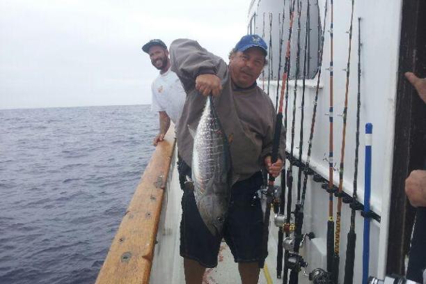 A man holding a fish