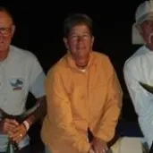 2 people holding fish